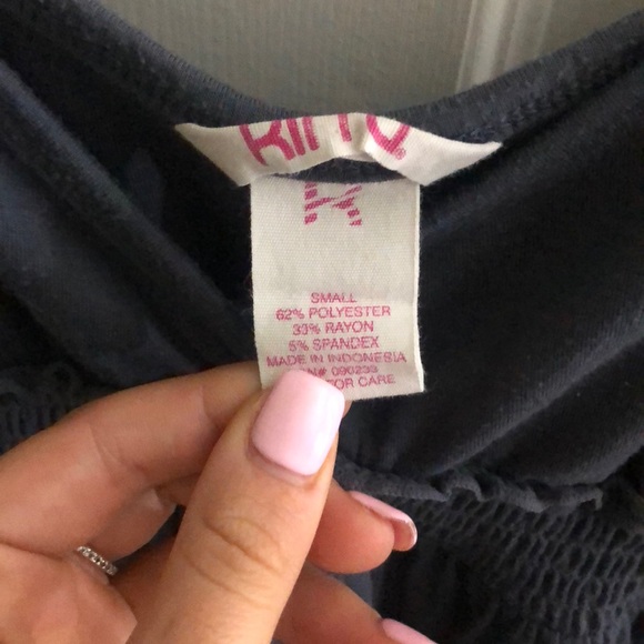 Kirra Gray Blue Sundress Small - Picture 2 of 3